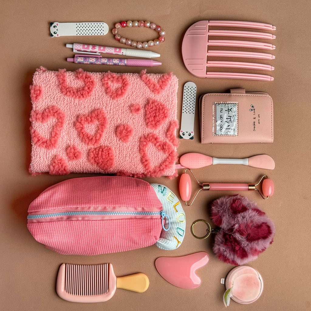 Cozy Gift Box with Candle & Blanket, Relaxation Set for Birthday, Thank You or Get Well Gift, Elegant / Lilac Serenity Box