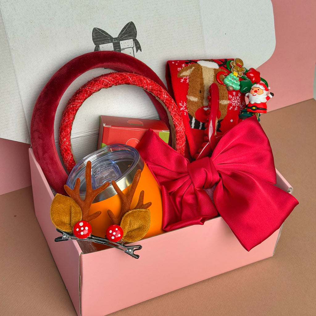 Christmas Gift Box for Her, Holiday Gift for Mom, Cozy Winter Gift Basket | Merry Moments Box