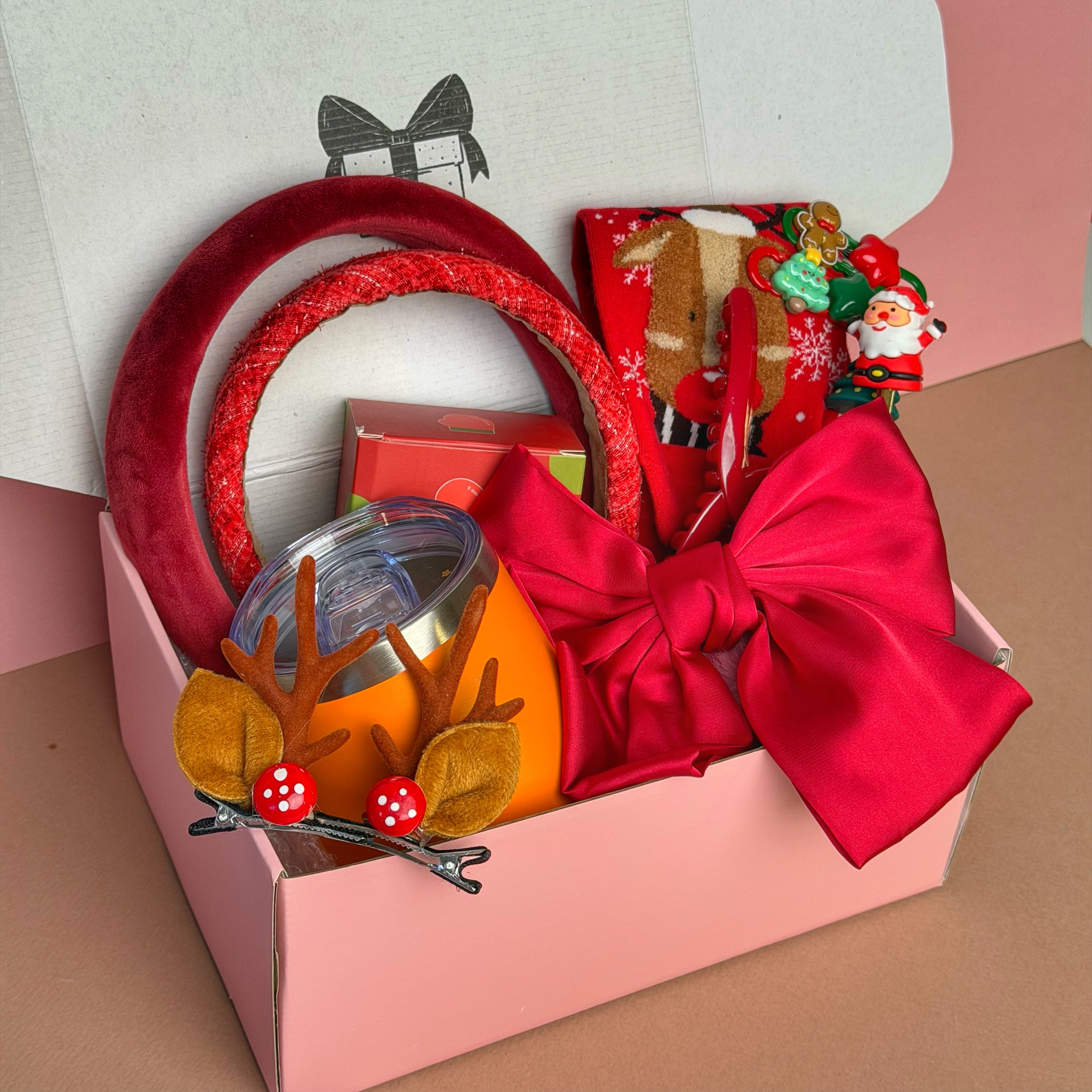 Christmas Gift Box for Her, Holiday Gift for Mom, Cozy Winter Gift Basket | Merry Moments Box